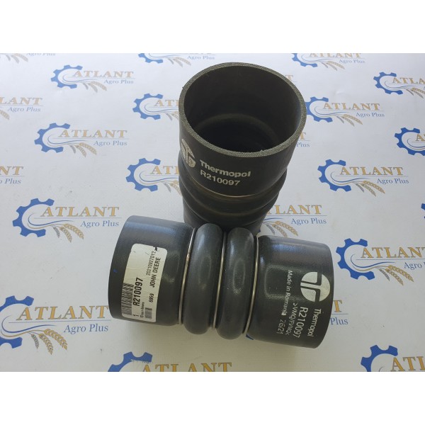 Патрубок радиатора верхний соединительный, R210097 8430/8530/8335R John Deere John Deere